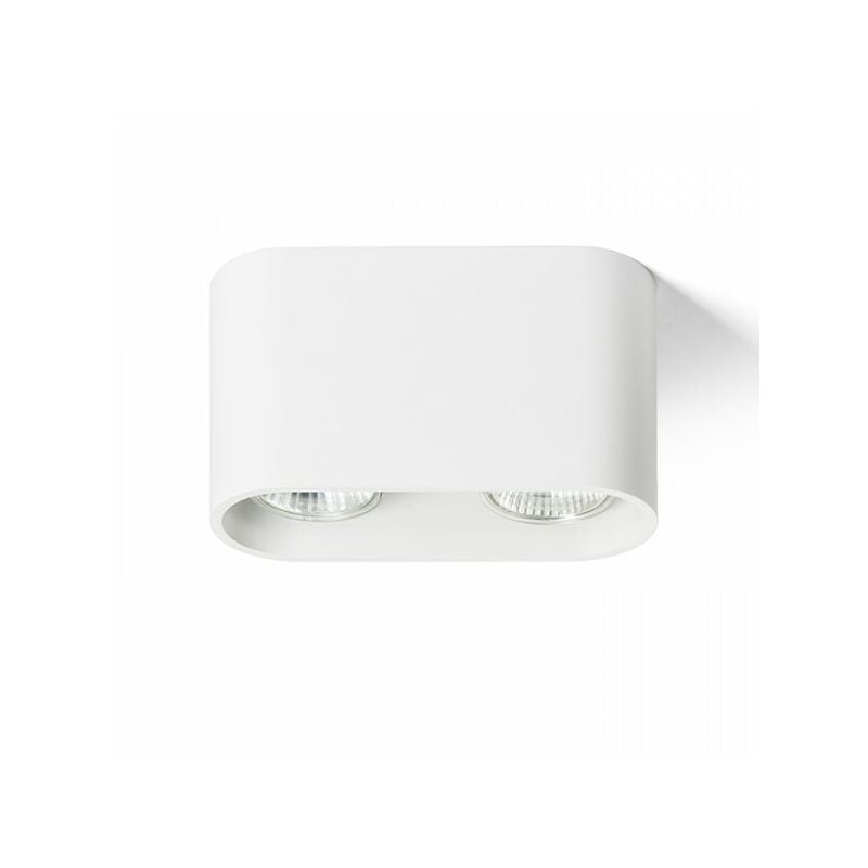 Spot plafond mantova ii blanc mat 230V GU10 2x35W