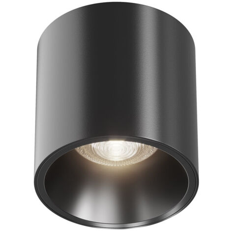 Plafonnier Maytoni Alfa LED 12W noir 4000K 900lm 7cm