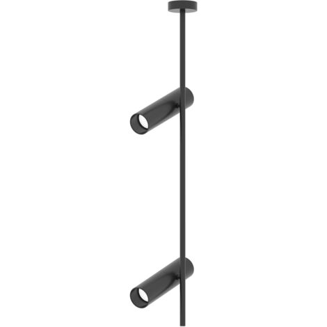 Plafonnier Maytoni Elti noir 2xGU10 aluminium 77 cm