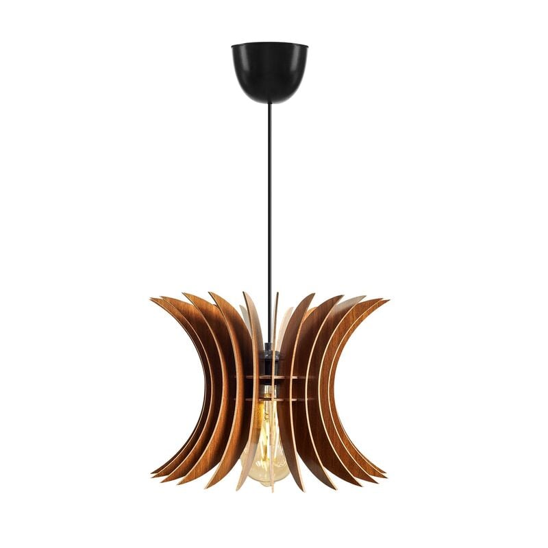 Plafonnier mdf en couleur Nogal - Nogal