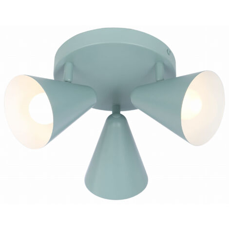 Plafonnier métal Candellux Amor gris 3xE14 34 cm IP20