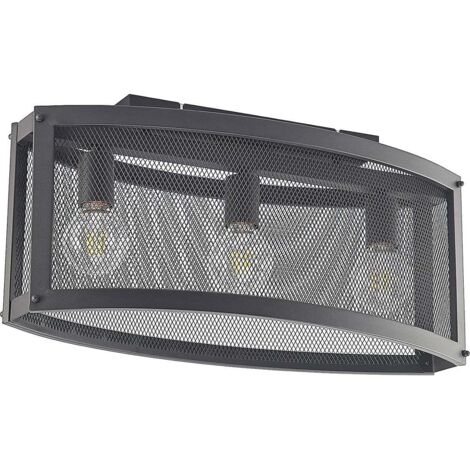 Plafonnier 'Mizgin' en métal pour salon & salle à manger