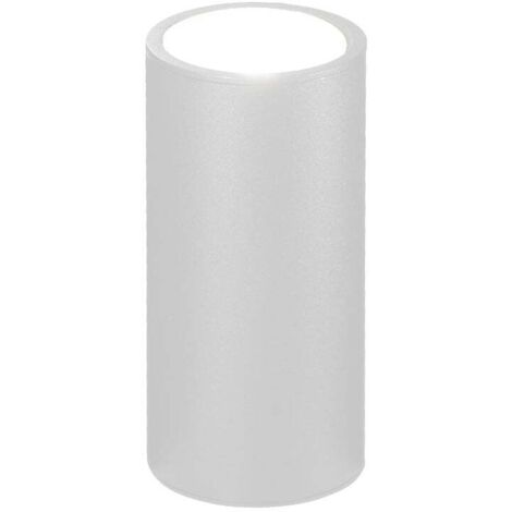 Plafonnier moderne cylindrique en aluminium pour intérieur Filo - Blanc