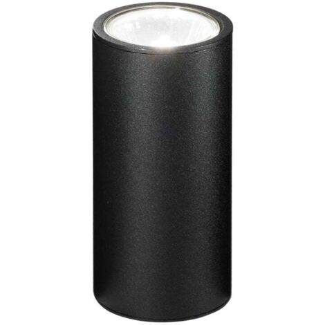 Plafonnier moderne cylindrique en aluminium pour intérieur Filo - Noir
