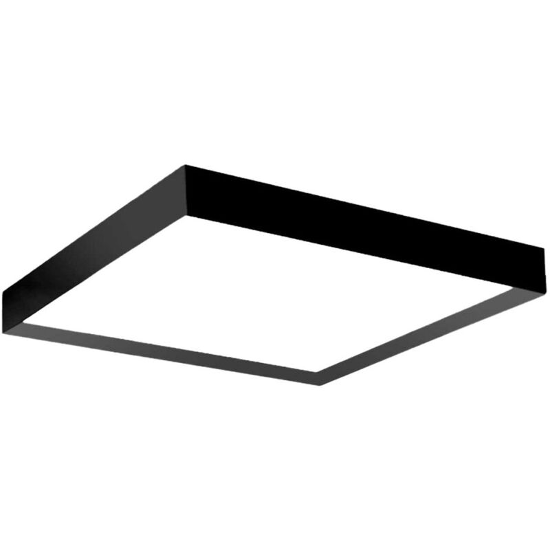 Plafonnier moderne Gea Luce aoi pg n led plafonnier en aluminium méthacrylate