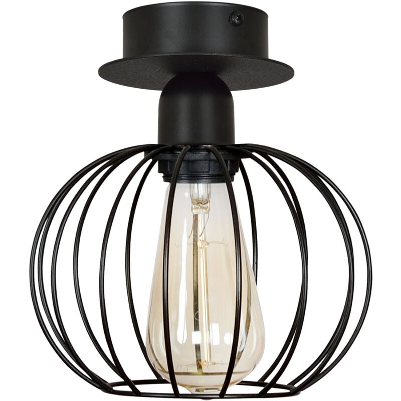 Plafonnier moderne Loft Edison en métal