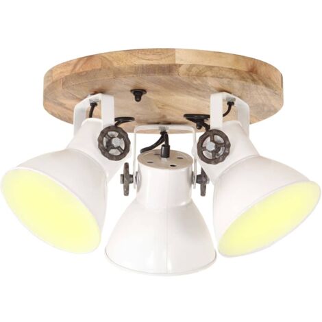 Plafonnier Moderne  Lustre Luminaire industriel 25 W Blanc 42x27 cm E27 60569