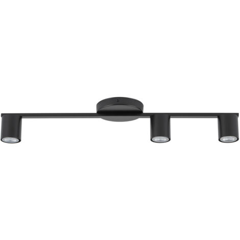 Plafonnier moderne noir 3 spots GU10 Sky Sigma Lighting