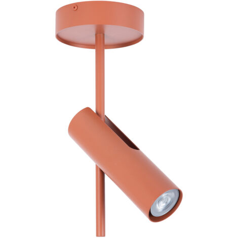 Plafonnier moderne rond brique spot orientable GU10