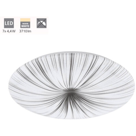 Plafonnier Nieves 51 cm - Blanc