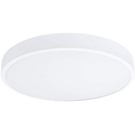Plafonnier Onyx moderne rond blanc Ø60 LED 65W Sollux
