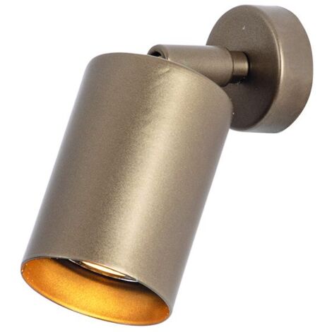 Plafonnier Orientable Pour Ampoule LED GU10 Bronze ZAMBELIS FS