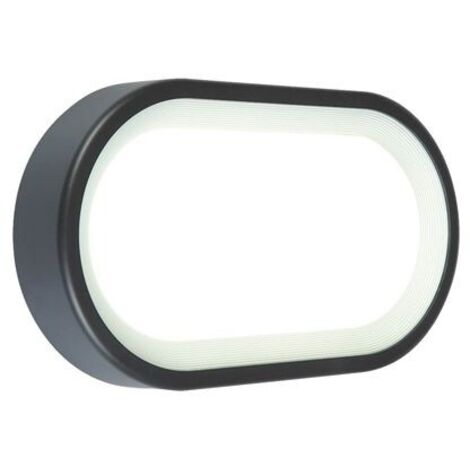 Plafonnier ovale 18W Led 4000K ligne graphite orion