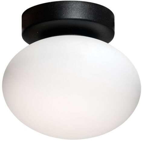 Plafonnier ovale verre blanc OMI Zuma Line 1xG9 15cm
