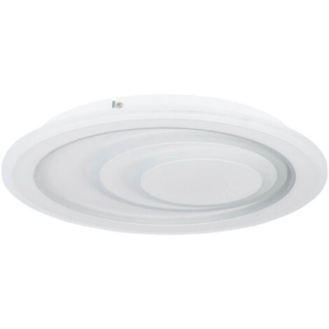 Plafonnier palagiano 1 acier LED blanc 14,7W 4000K H: 5cm Ø38 cm