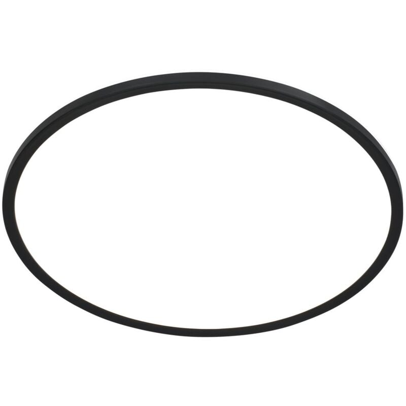 Panneau led Briloner leuchten slim, 22 w, 3000 lm, IP20, noir, plastique, ø 42 cm