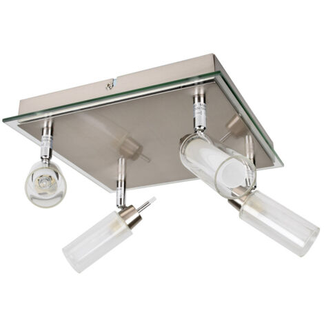 Plafonnier patère orientable 4 spots G9 4x40W - DAZEA