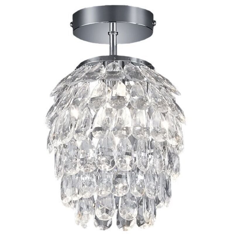 Petit Plafonnier Décoratif Petty Grape Gems Chrome Ø20 cm Trio Lighting
