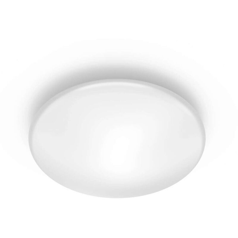 Philips - Eclairage - Plafonnier led, diamètre 26 cm, 2700 k, 12 w, avec détecteur, blanc 929002215901