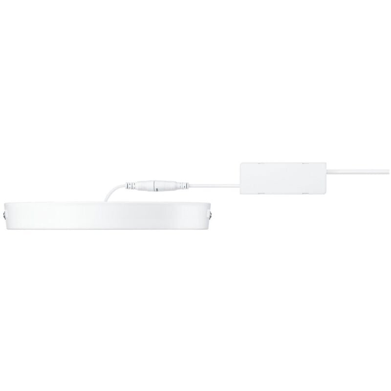Philips - Plafonnier led slim surface, rond, 12W, Blanc, 3x21x21, 2700K, 1200 lumen