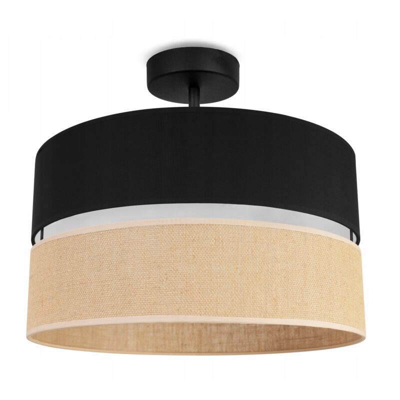 PLAFONNIER PLAFON ABAT-JOUR JUTA 40cm NOIR