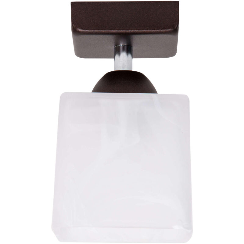 Plafonnier Plafonnier Différentes Couleurs Abat-jour Verre LED