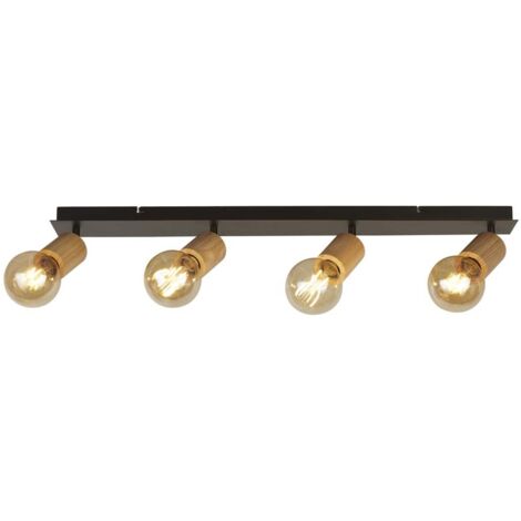 Plafonnier plafonnier en acier spot orientable luminaire de salon