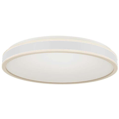 Plafonnier plafonnier lampe de salon blanc couloir lumière ronde LED D 35 cm