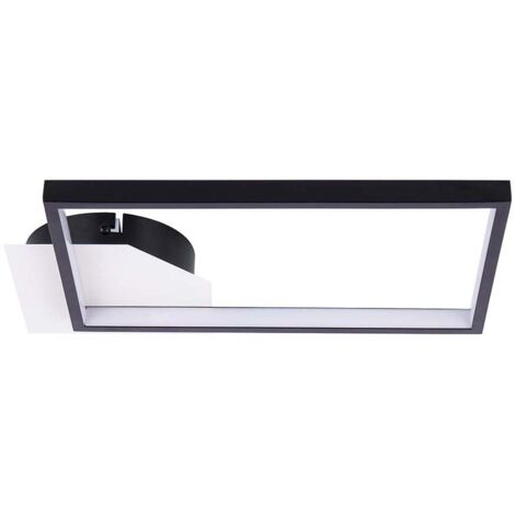 Plafonnier plafonnier lampe de salon lampe de chambre noir LED L 31,6 cm
