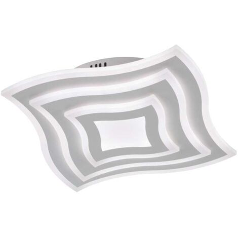 Plafonnier plafonnier LED télécommande dimmable 43x43 cm lampe de salon