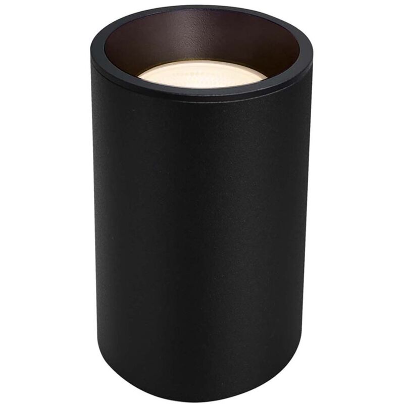 Plafonnier plafonnier plafonnier plafonnier IP65 aluminium noir d 6,5 cm