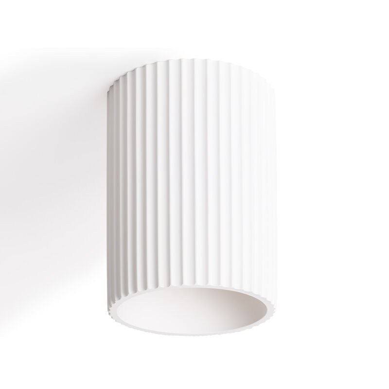 Plafonnier Plâtre Colum Blanc