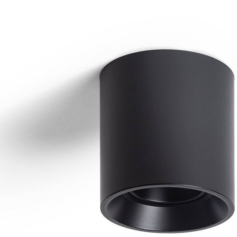 Plafonnier Blanc Quartz Noir