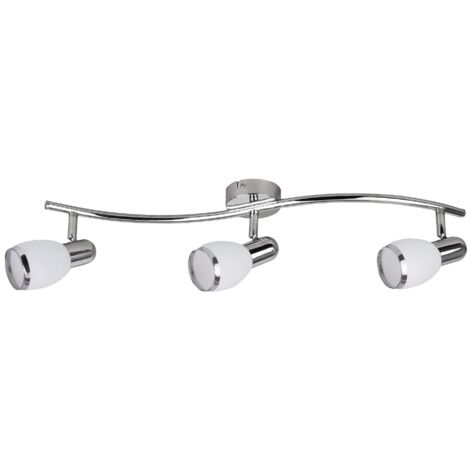 Plafonnier Rabalux Elite chromé 60 cm, 3xE14 blanc