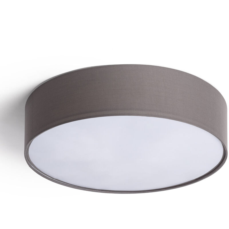 Plafonnier Rond Tissus Ranje Ø500 mm Gris Plafonnier Rond Tissus Ranje Ø500 mm Gris