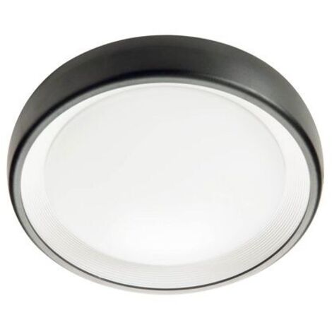 Plafonnier rond 13W Led 4000K graphite ligne loft