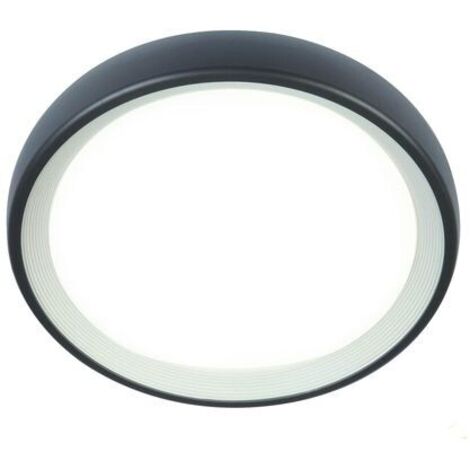 Plafonnier rond 18W Led 4000K graphite ligne loft