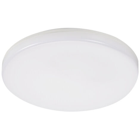 Plafonnier rond 22 cm LED 15W 4000K blanc IP54 Miledo