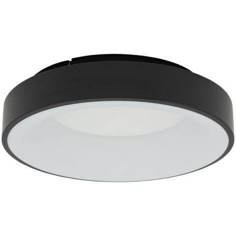 Plafonnier rond Ø38 LED 32W 3000K noir NIKKI Nowodvorski