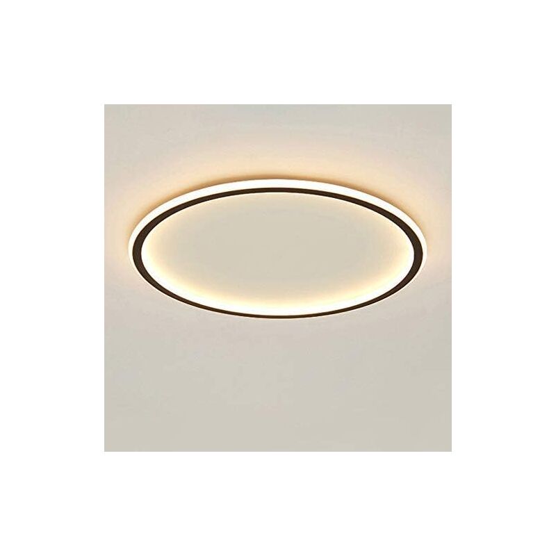 Plafonnier rond à led à intensité variable, éclairage annulaire à trois couleurs changeantes, lampe de salon moderne et tendance pour la maison, la