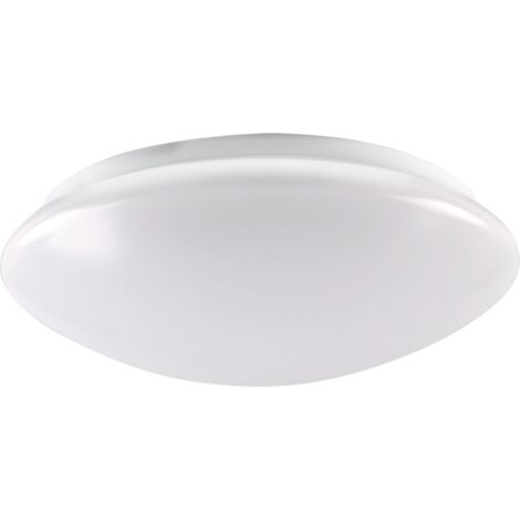 Plafonnier rond Bonifacy blanc 26,5 cm E27 20 W Polux