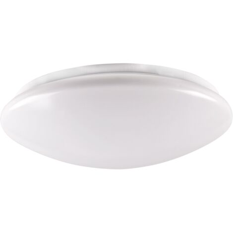 Plafonnier rond Bonifacy blanc 33 cm 2xE27 20W Polux