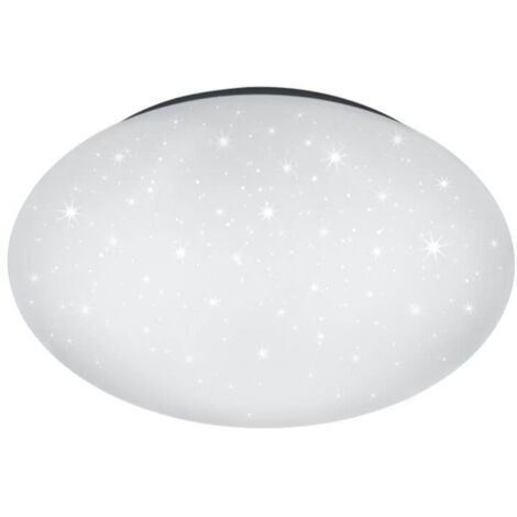 Plafonnier Rond Effet Etoile Paolo Led 4000k Blanc IP44 Trio Lighting