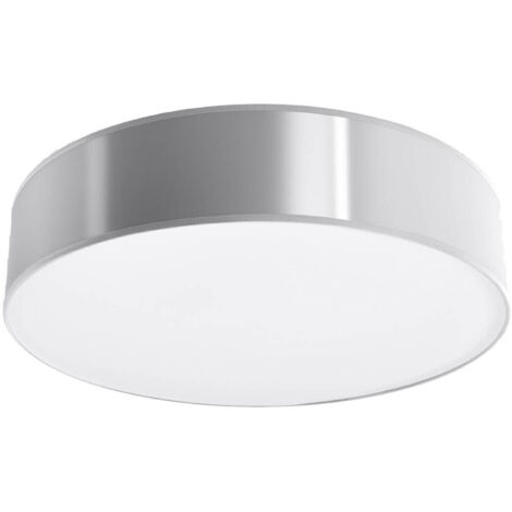 Plafonnier rond, gris, Ø55, ARENA, 4 x E27, 15 W, SL.0918, Sollux Lighting
