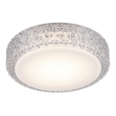 Plafonnier rond LED 12W 3000K 28,6cm blanc RL PEGASUS