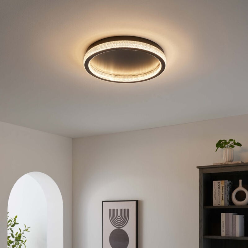 Plafonnier rond led dimmable 50 cm de diamètre - Sandy