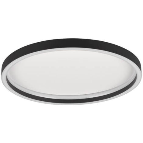 Plafonnier rond Rotonda noir - R64502132