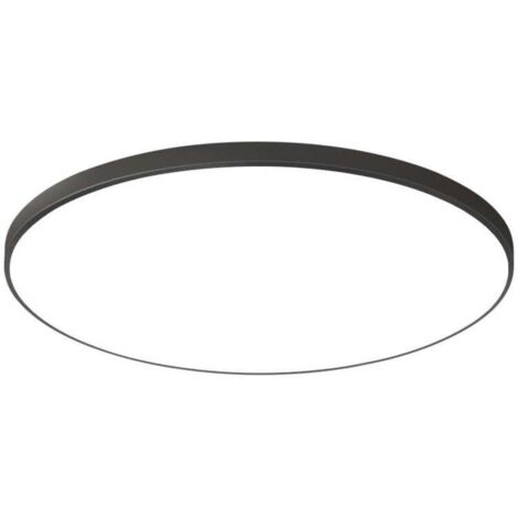 Plafonnier rond ultra fin étanche pour salle de bain balcon chambre couloir diamètre 30cm 24W blanc