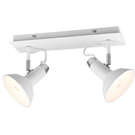 Plafonnier Roxie 2x10W E14 Blanc Mat