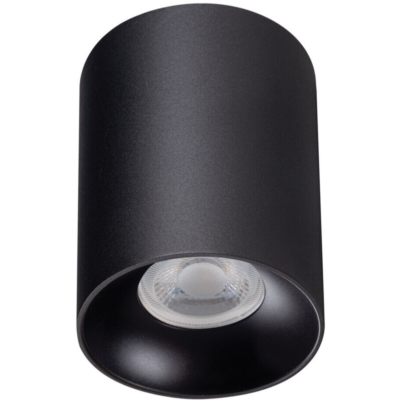 Kanlux - Plafonnier riti GU10 – Aluminium Noir – Design Moderne – Ø85mm – IP20 Kanlux - Plafonnier riti GU10 – Aluminium Noir – Design Moderne – Ø85mm – IP20